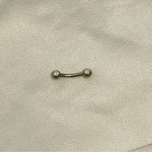 Titanium & Opal Barbell